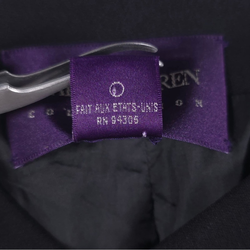 RALPH LAUREN COLLECTION PURPLE LABEL ILGWU USA MADE Blazer Jacket Vintage Size 2 - Picture 14 of 14